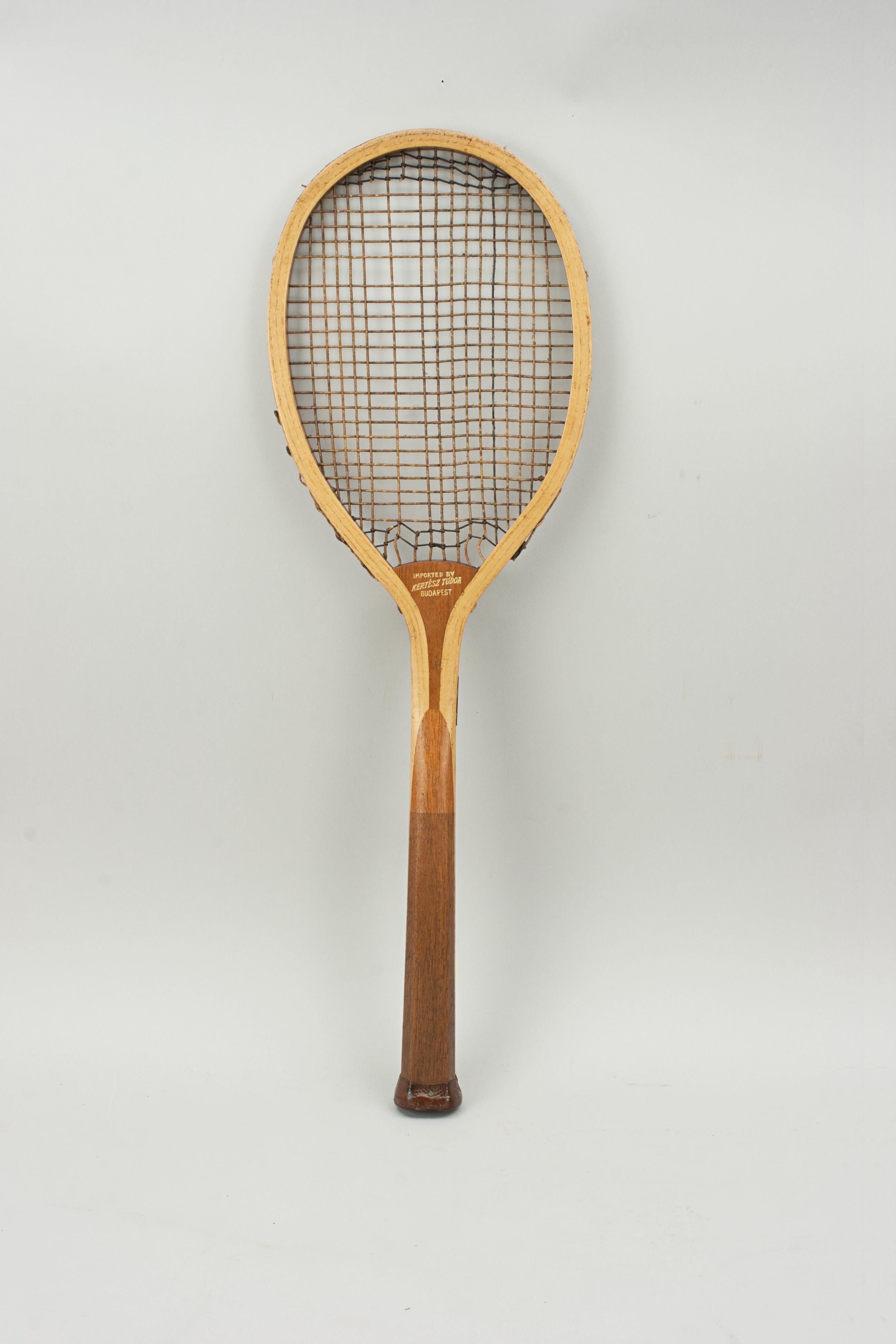 Lawn Tennis Racket, the Premier, Kertesz Todor, Budapest For Sale 4