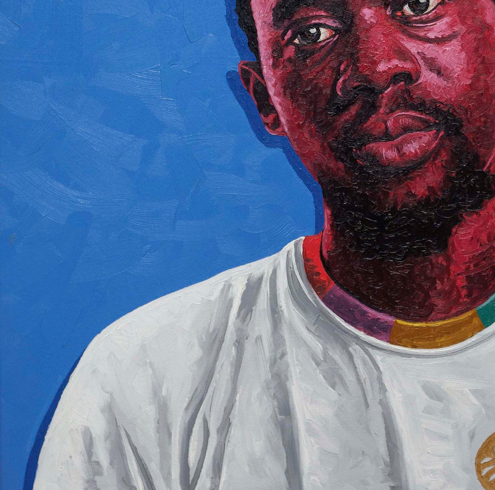 Procedimiento de envío
Envío GRATIS a todo el mundo
Se envía en un tubo bien protegido.
Esta obra es única, no es un grabado ni otro tipo de copia.
Acompañado de un Certificado de Autenticidad.

Sobre el artista
Lawrence Amoo (nacido en 1996) es un
