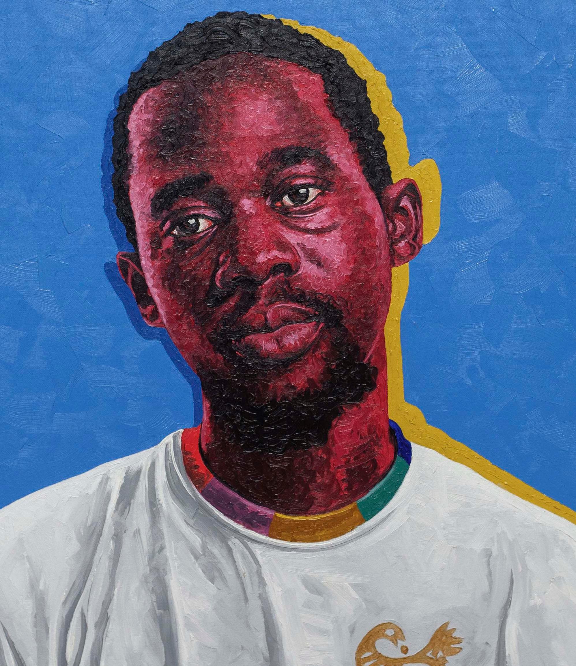Sankofa - Siglo XXI, Contemporáneo, Retrato Figurativo, Hombre, Arte Moderno, Óleo en venta 2
