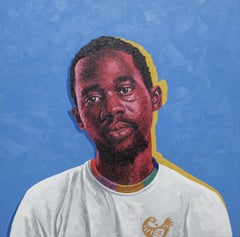 Sankofa - Siglo XXI, Contemporáneo, Retrato Figurativo, Hombre, Arte Moderno, Óleo
