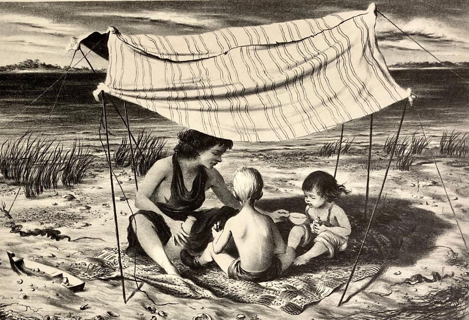 Lawrence Beall Smith, Seaside Nomads For Sale at 1stDibs