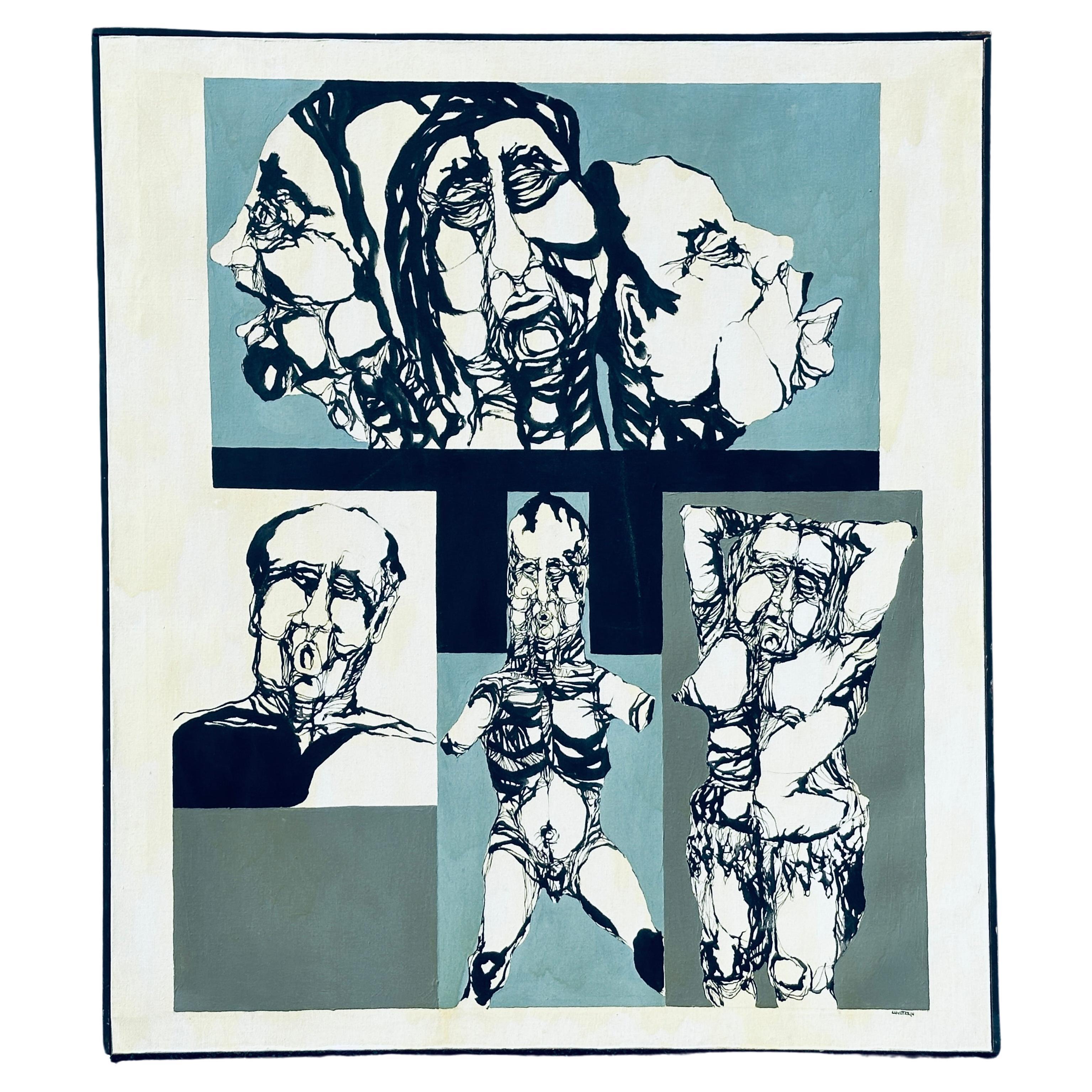 Lawrence Chvotzkin (americano, XX secolo) Pittura su tela
