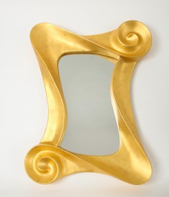 Lawrence De Martino "Sonata in Gold" 24-Karat Gold Leaf Plaster Mirror