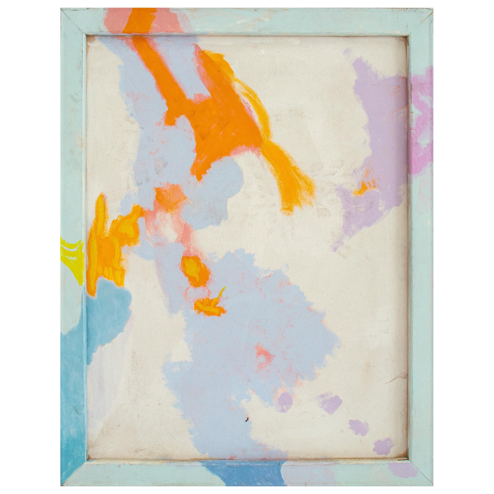 Lawrence Glickman Clouds Acrylic on Canvas & Wood