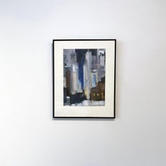 Oil Painting by Lawrence Kelsey 'City At Night'