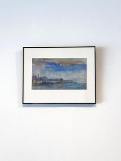 Oil Painting by Lawrence Kelsey 'East River, From Astoria'