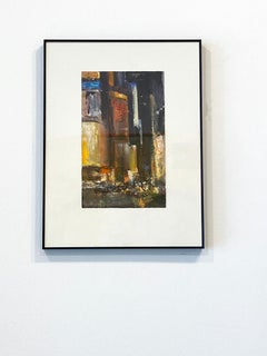 Oil Painting by Lawrence Kelsey 'Times Square'