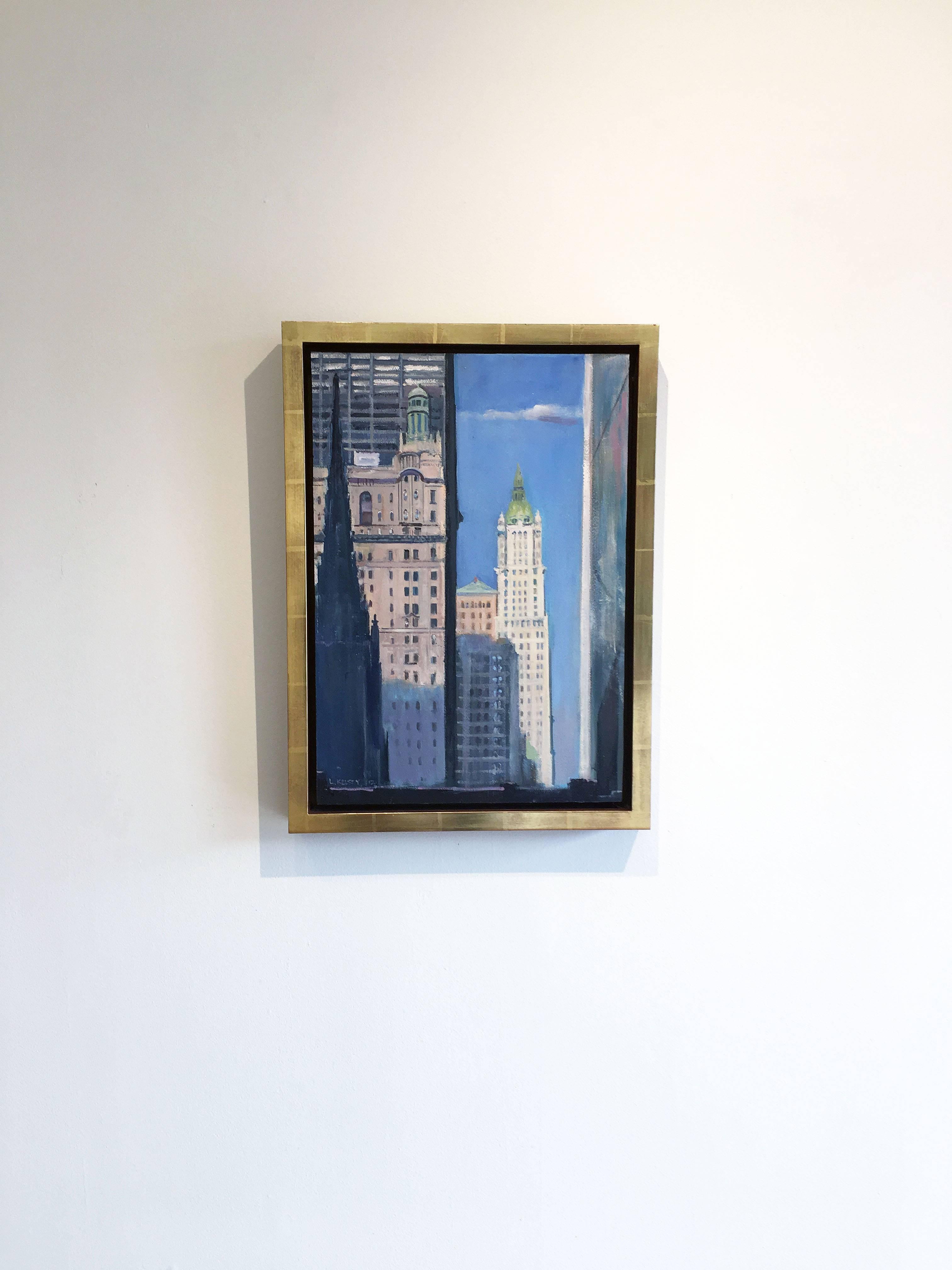 Woolworth Building - Painting by Lawrence Kelsey