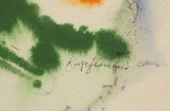 Abstrakter Expressionist aus der Mitte des Jahrhunderts, gemischte Medien