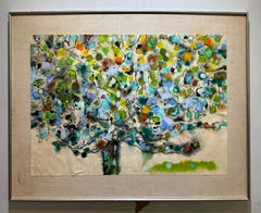 KUPFERMAN 1969 Paesaggio astratto americano di alberi