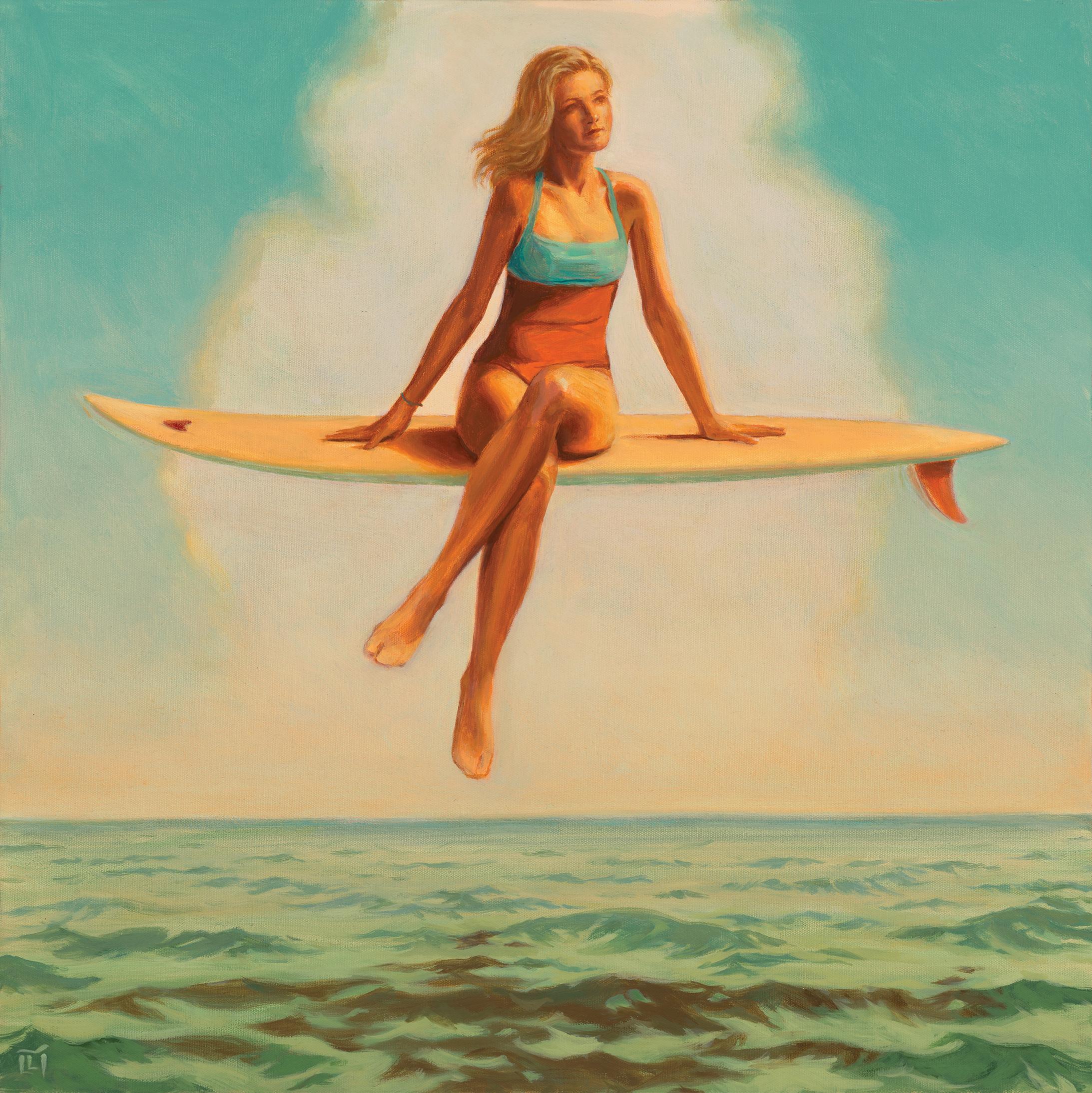 Dans le vent - Painting de Lawrence Mcadams