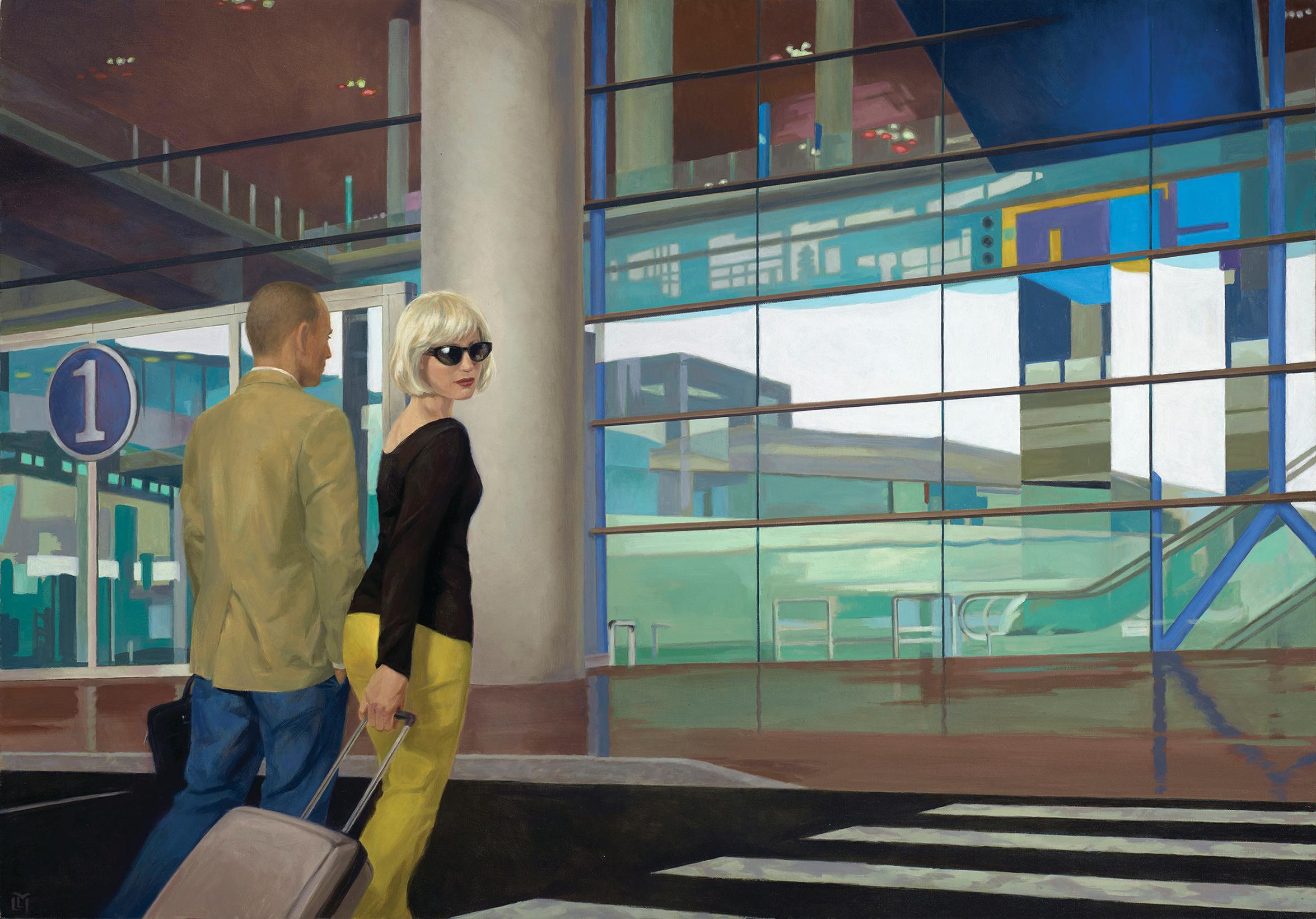 The Long Goodbye - Painting by Lawrence Mcadams