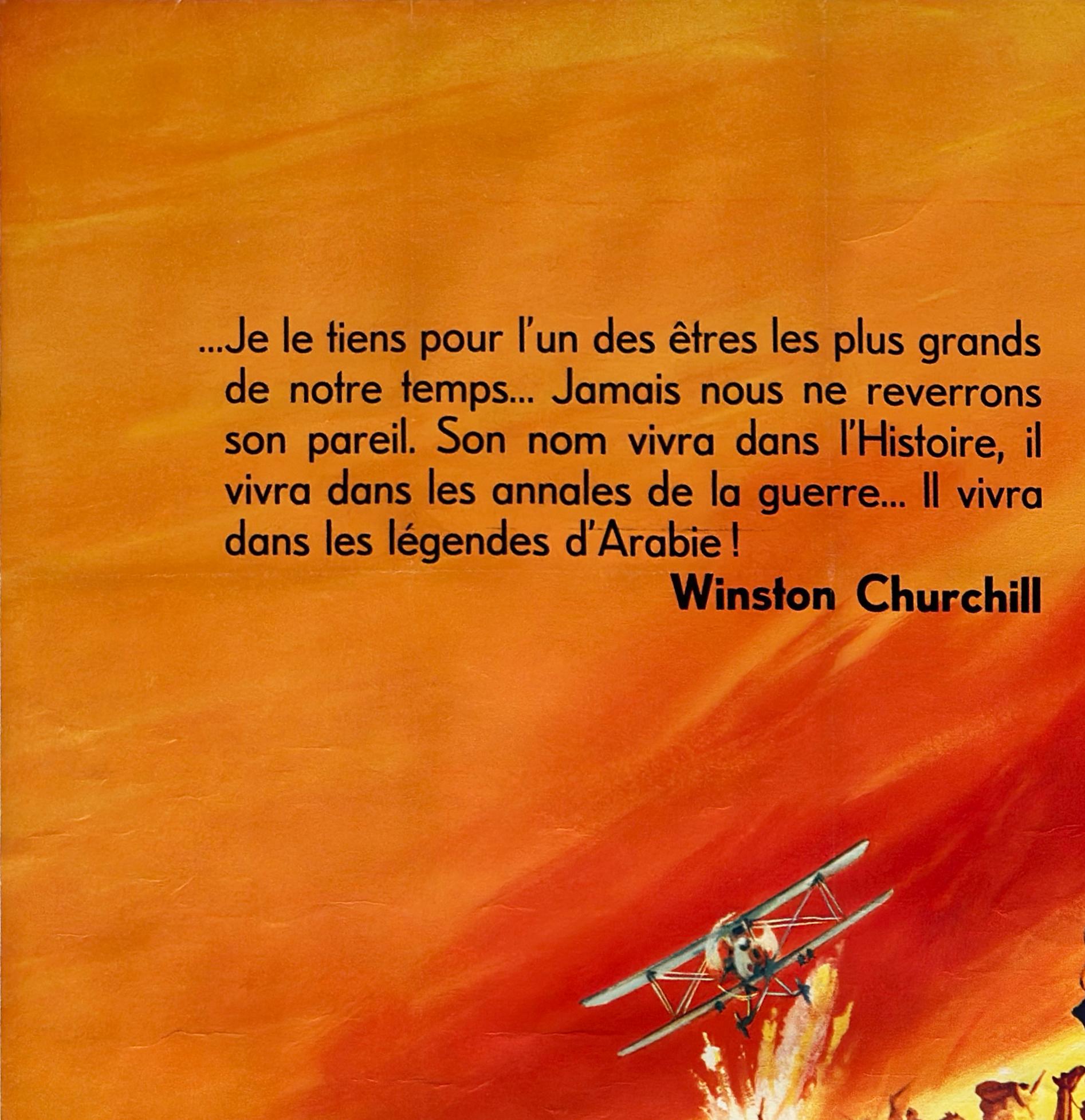 LAWRENCE OF ARABIA 1962 Français Double Grande,  Affiche du film en vente 3