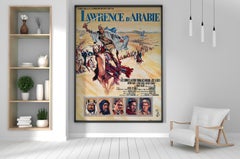 LAWRENCE OF ARABIA 1963 French Grande Film Movie Poster