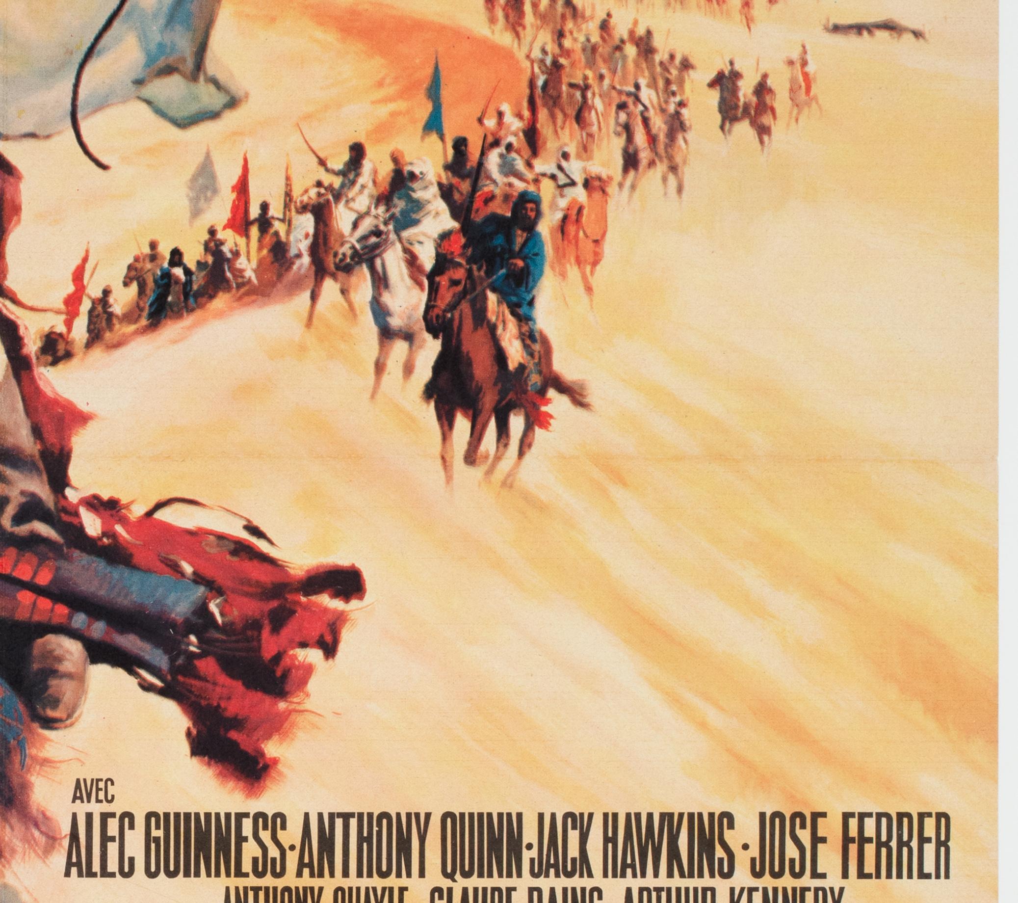 Lawrence of Arabia 1963 French Moyenne Film Poster For Sale 1