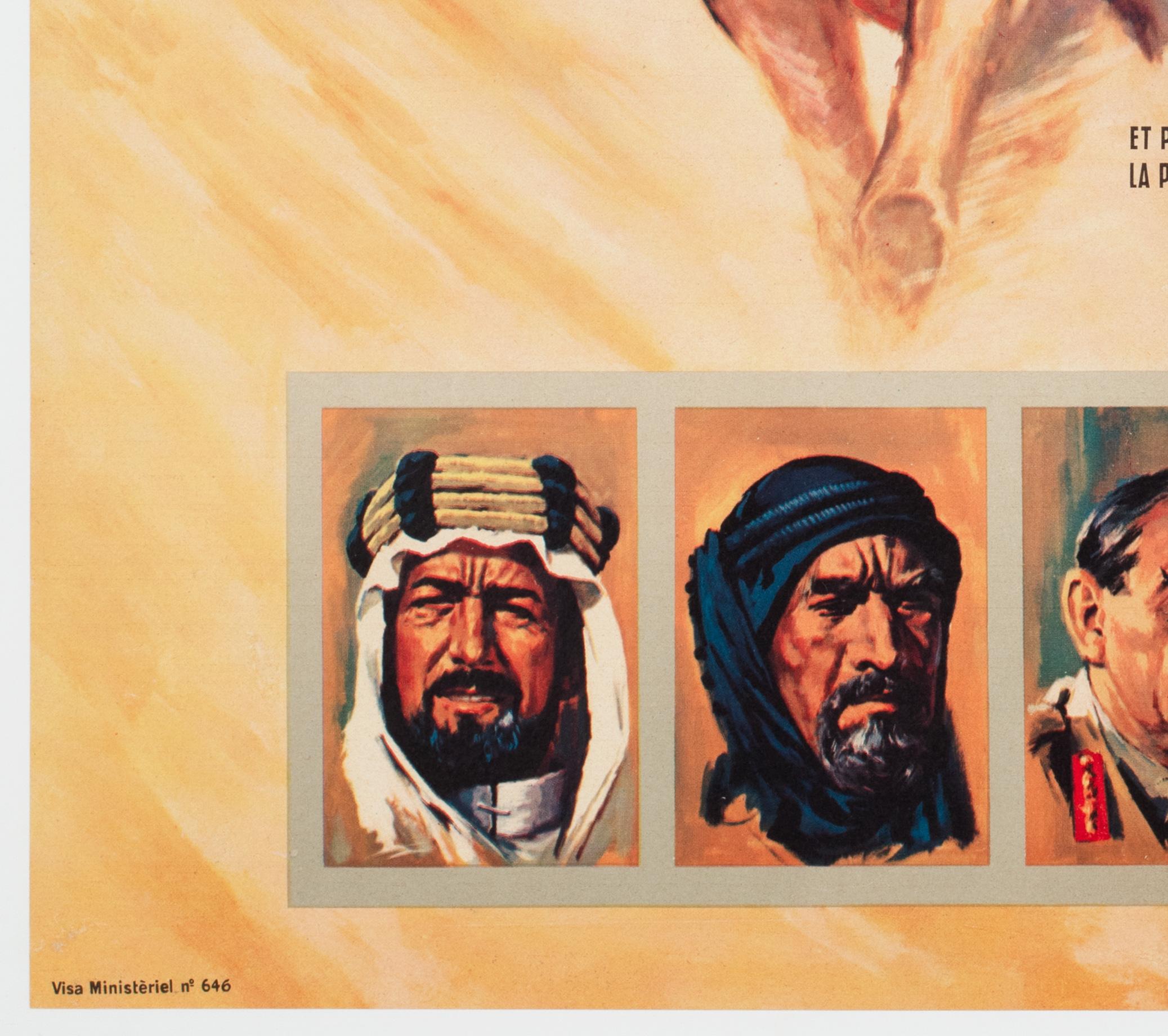 Lawrence of Arabia 1963 French Moyenne Film Poster For Sale 2