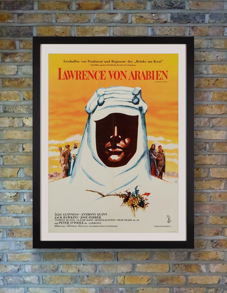 'Lawrence of Arabia' Original Vintage Movie Poster, German ...