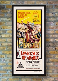 'Lawrence of Arabia' Original Vintage Australian Daybill Movie Poster, 1963
