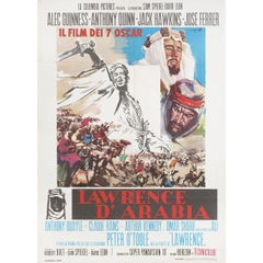 Lawrence of Arabia R1970s Italian Due Fogli Film Poster