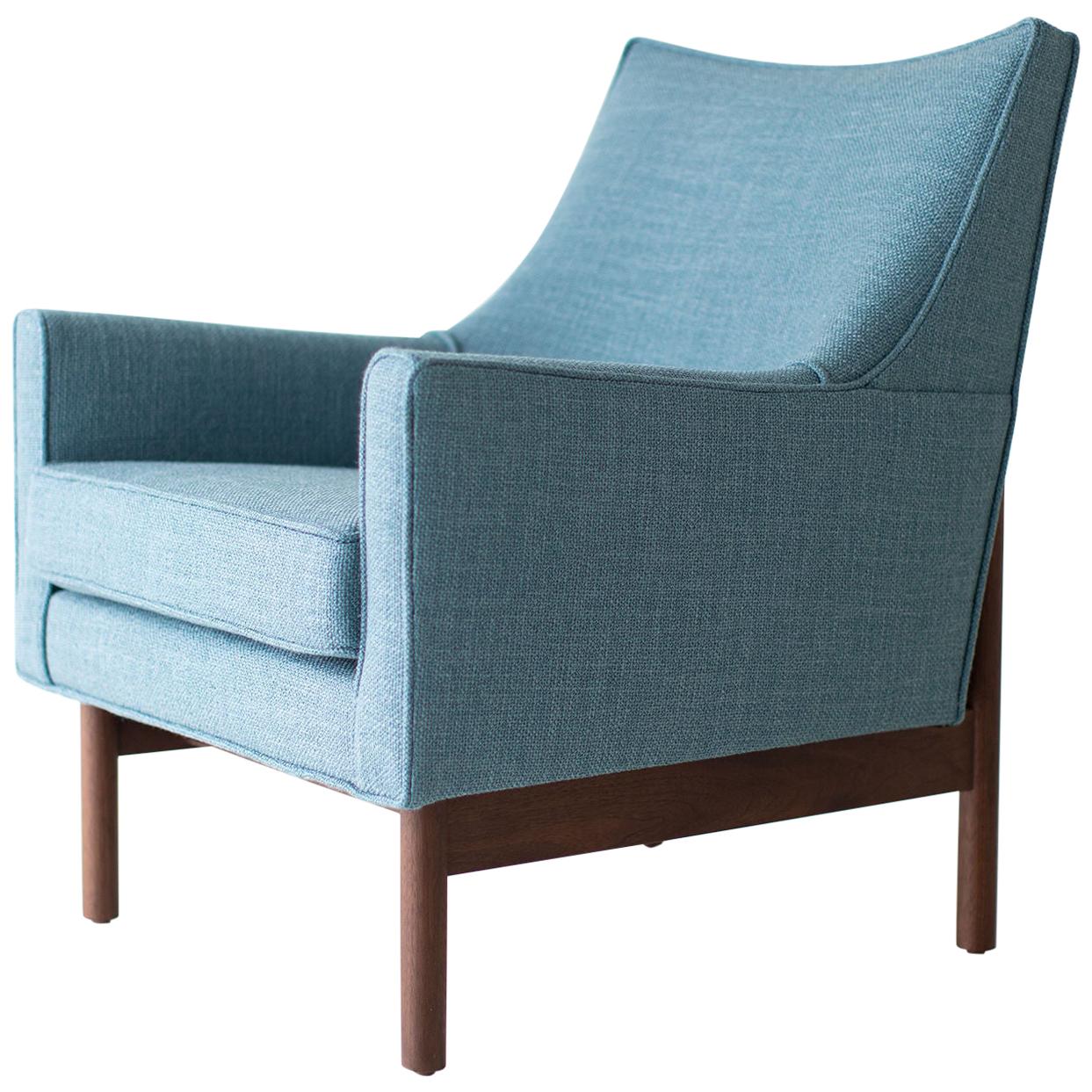  Lawrence Peabody fauteuil de salon à dossier incliné pour Craft Associates