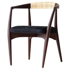 Lawrence Peabody Cane Back Dining Chair for Craft Associates