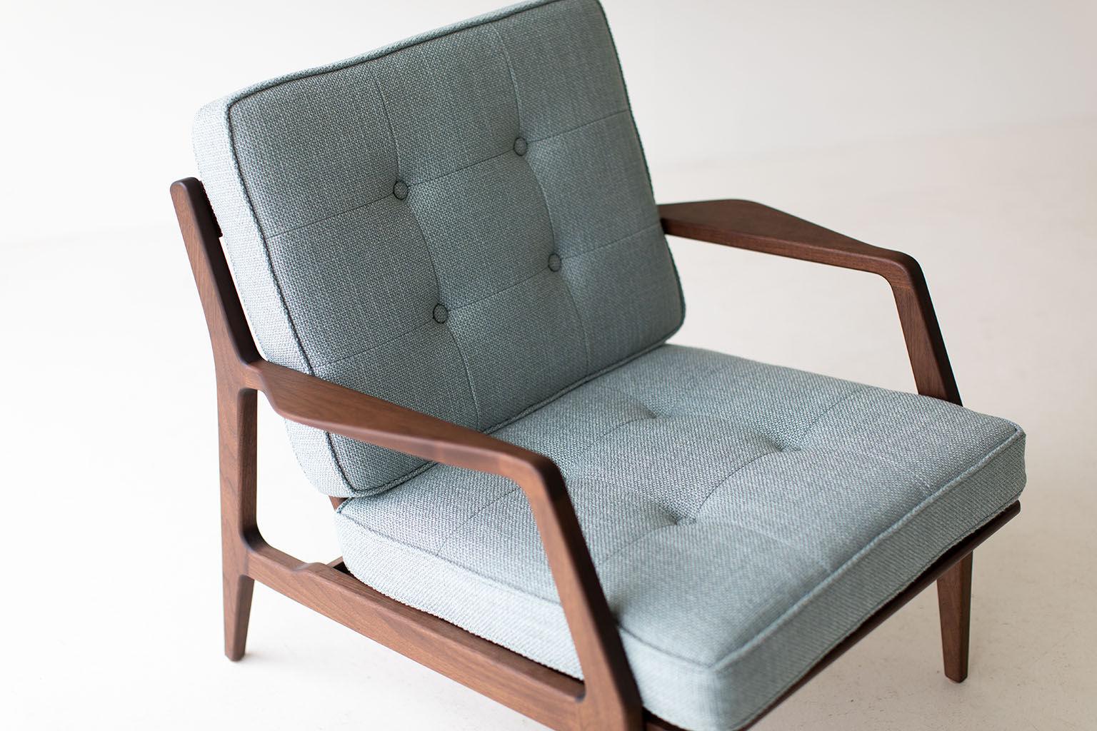 Lawrence Peabody:: dänischer Loungesessel für Craft Associates Furniture (Moderne der Mitte des Jahrhunderts) im Angebot