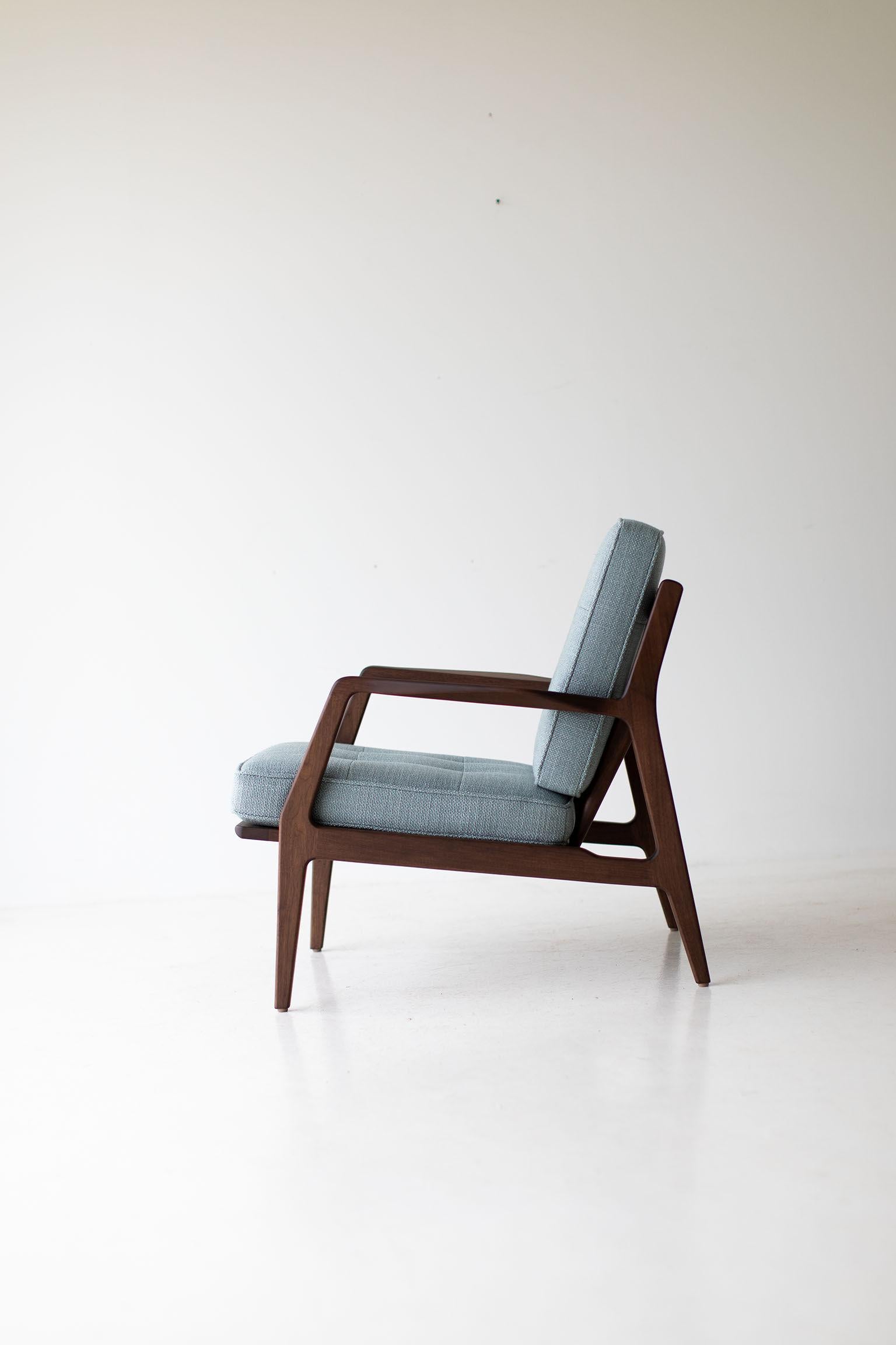 Lawrence Peabody:: dänischer Loungesessel für Craft Associates Furniture (Nordamerikanisch) im Angebot