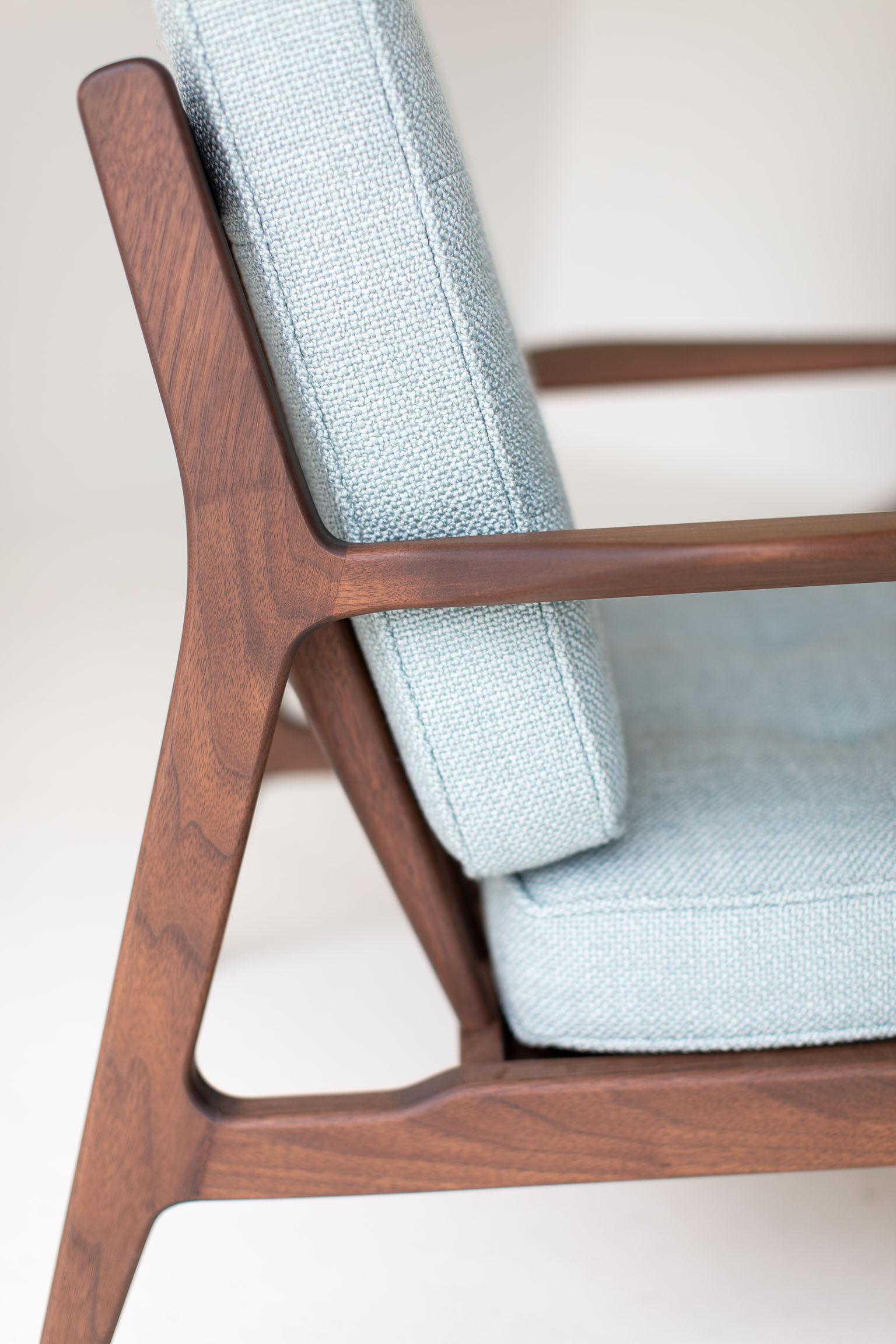 Lawrence Peabody:: dänischer Loungesessel für Craft Associates Furniture im Zustand „Neu“ im Angebot in Oak Harbor, OH