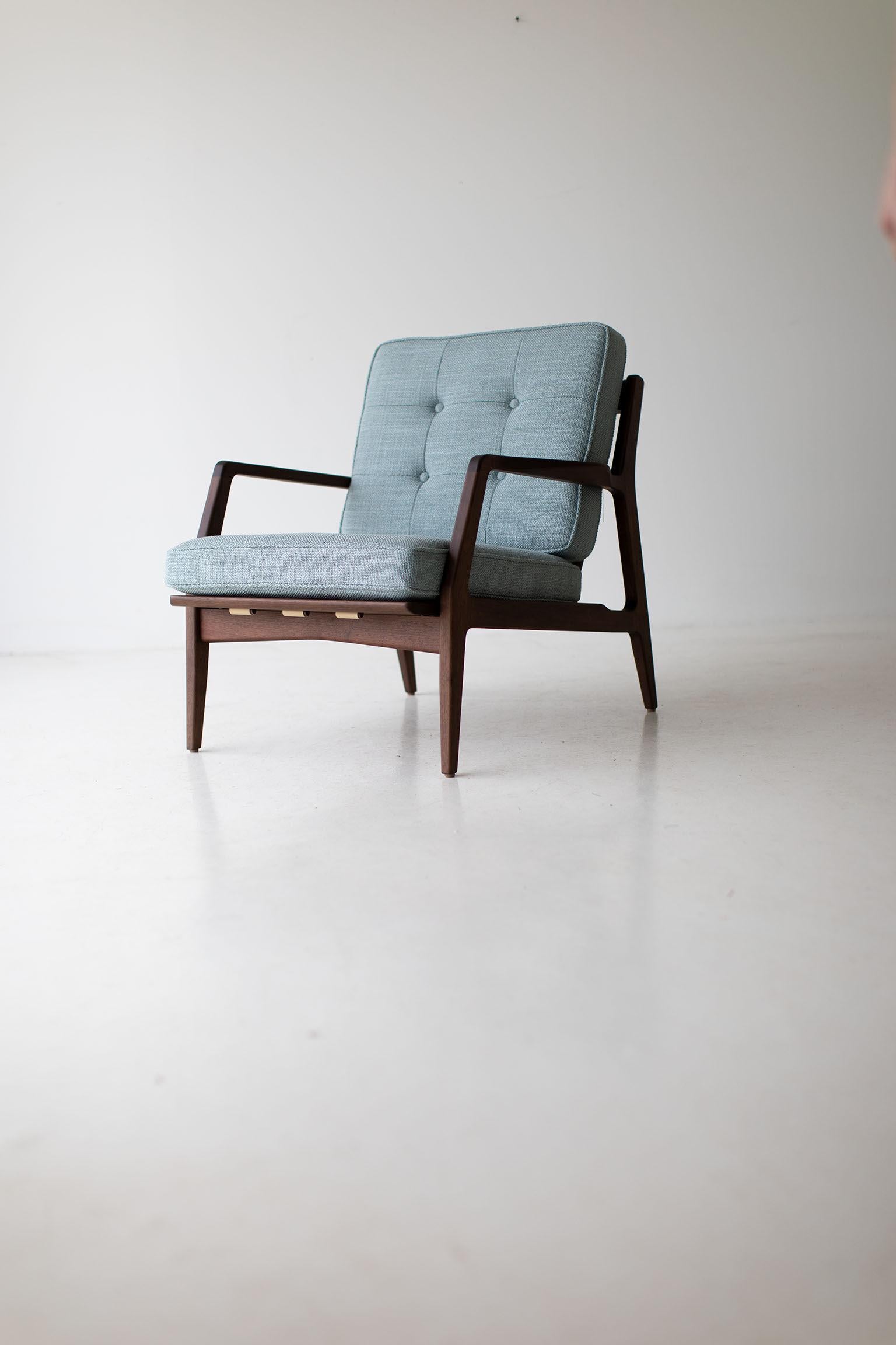 Lawrence Peabody:: dänischer Loungesessel für Craft Associates Furniture (21. Jahrhundert und zeitgenössisch) im Angebot
