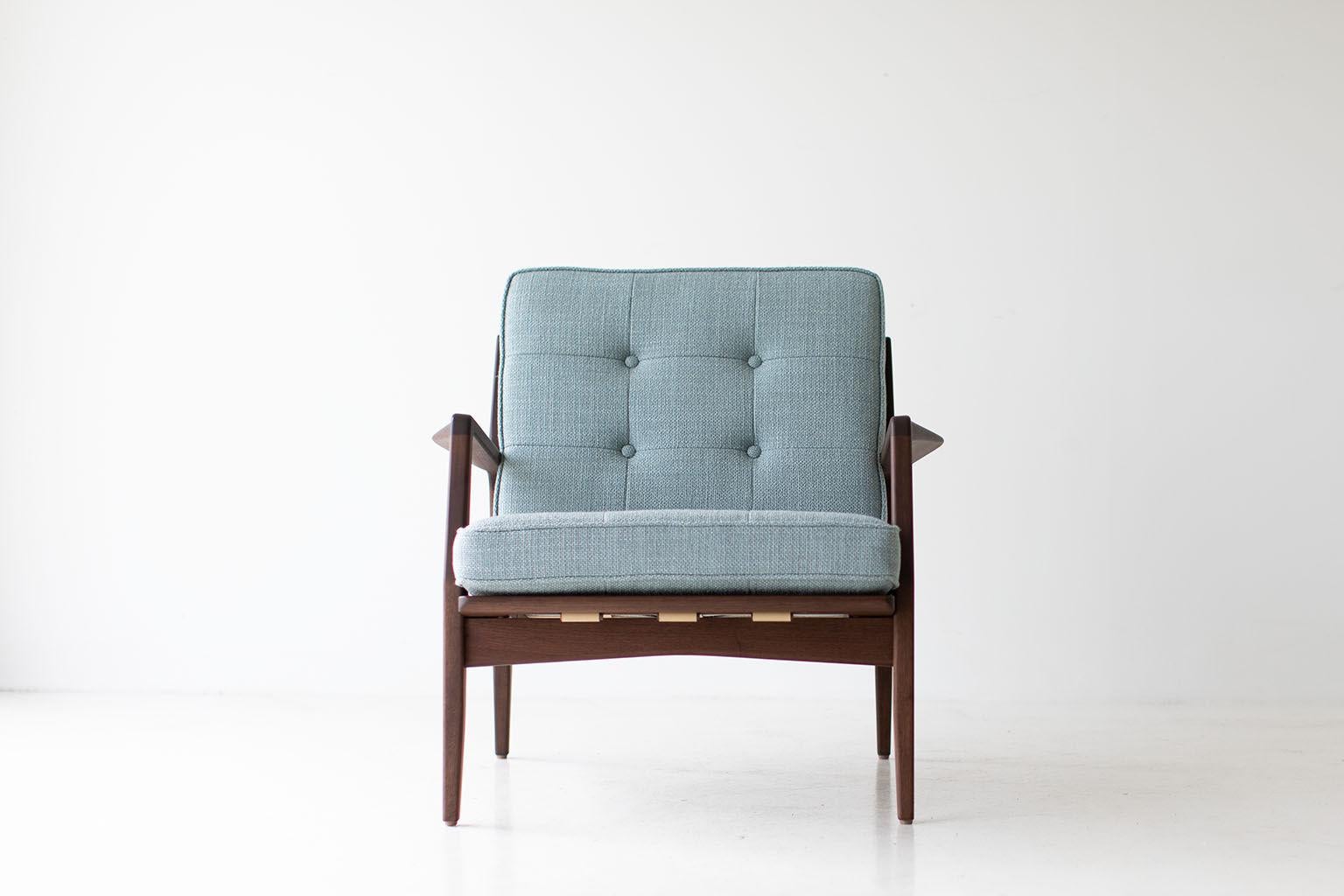 Lawrence Peabody:: dänischer Loungesessel für Craft Associates Furniture (Walnuss) im Angebot