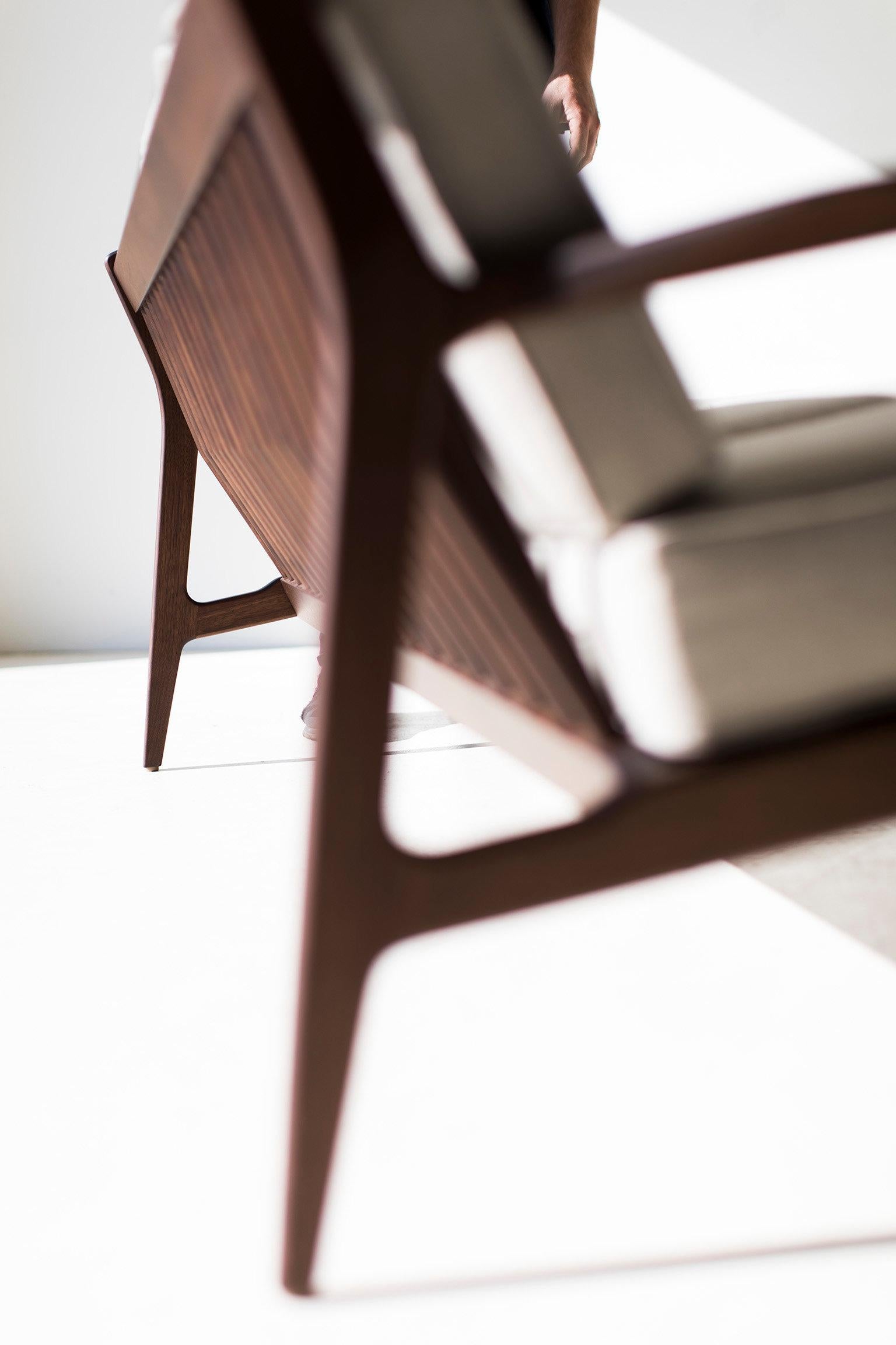 Lawrence Peabody Dänisches Sofa für Craft Associates Furniture (Leinen) im Angebot