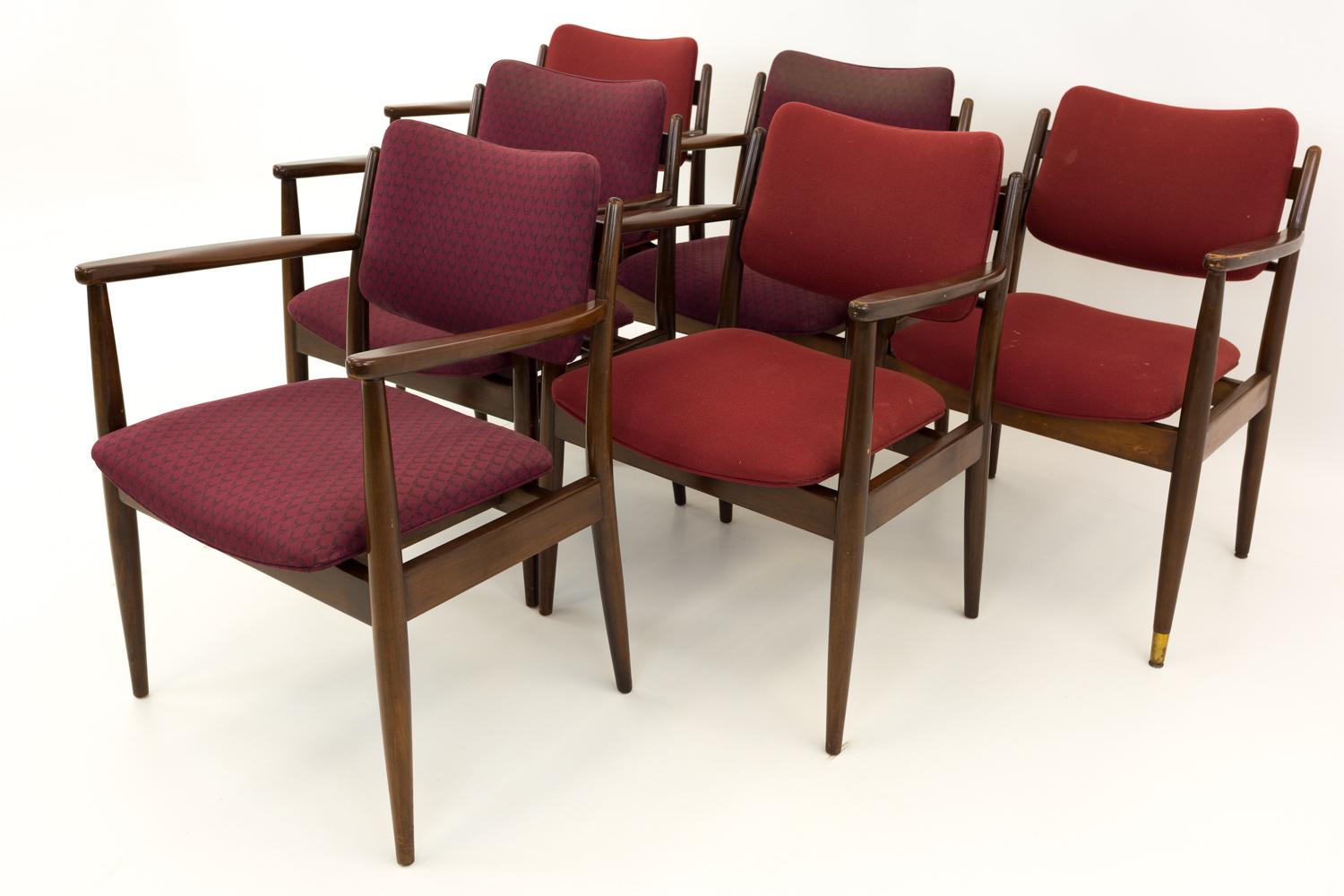 Mid-Century Modern Lawrence Peabody for Nemschoff Mid Century Captains Dining Occasional Chair