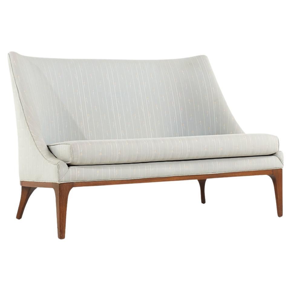 Lawrence Peabody for Nemschoff Mid Century Settee Sofa For Sale