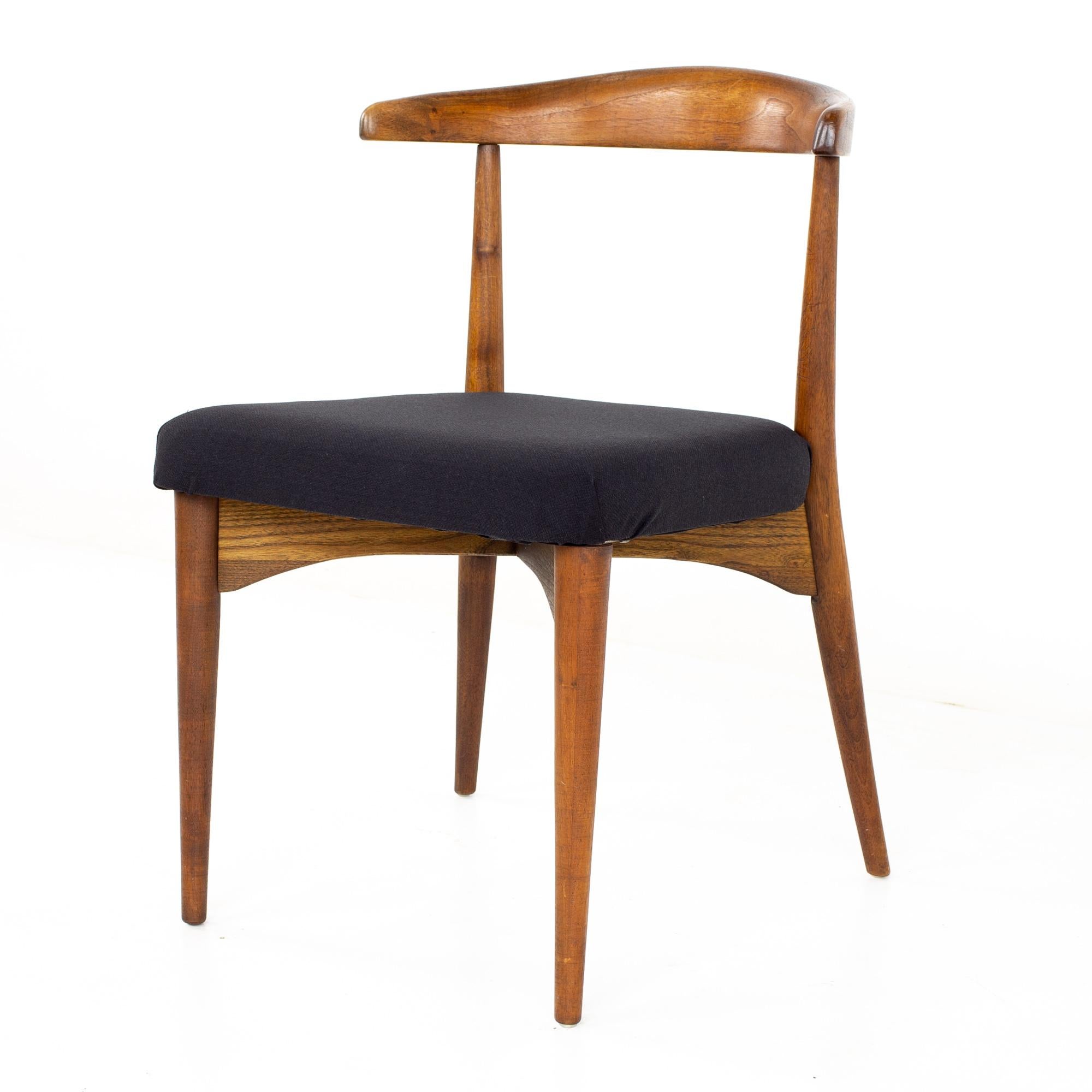 Lawrence Peabody for Richardson Nemschoff MCM Walnut Dining Chairs, Set of 6 6