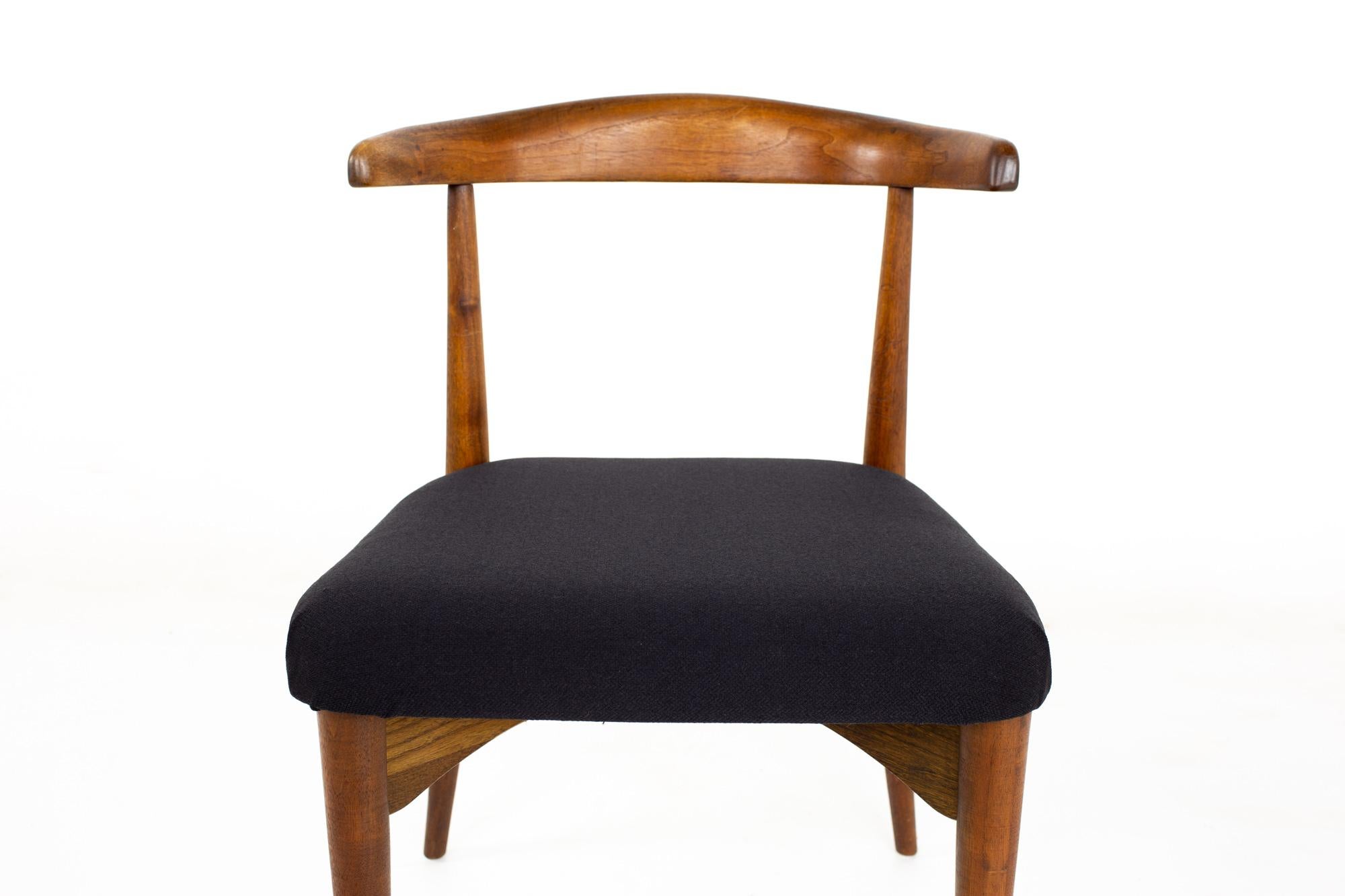 Lawrence Peabody for Richardson Nemschoff MCM Walnut Dining Chairs, Set of 6 10
