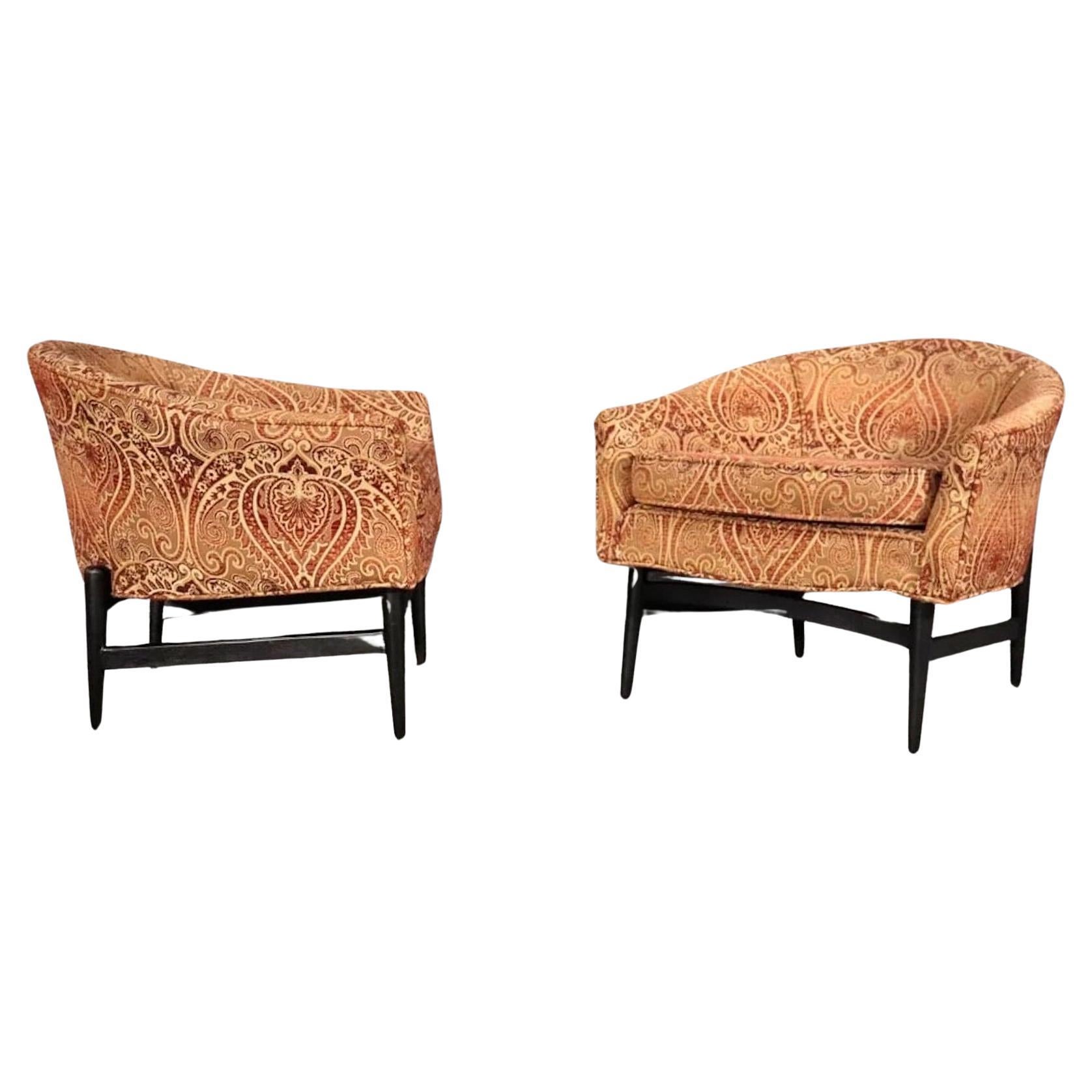 Lawrence Peabody for Richardson Nemschoff Round Chairs For Sale