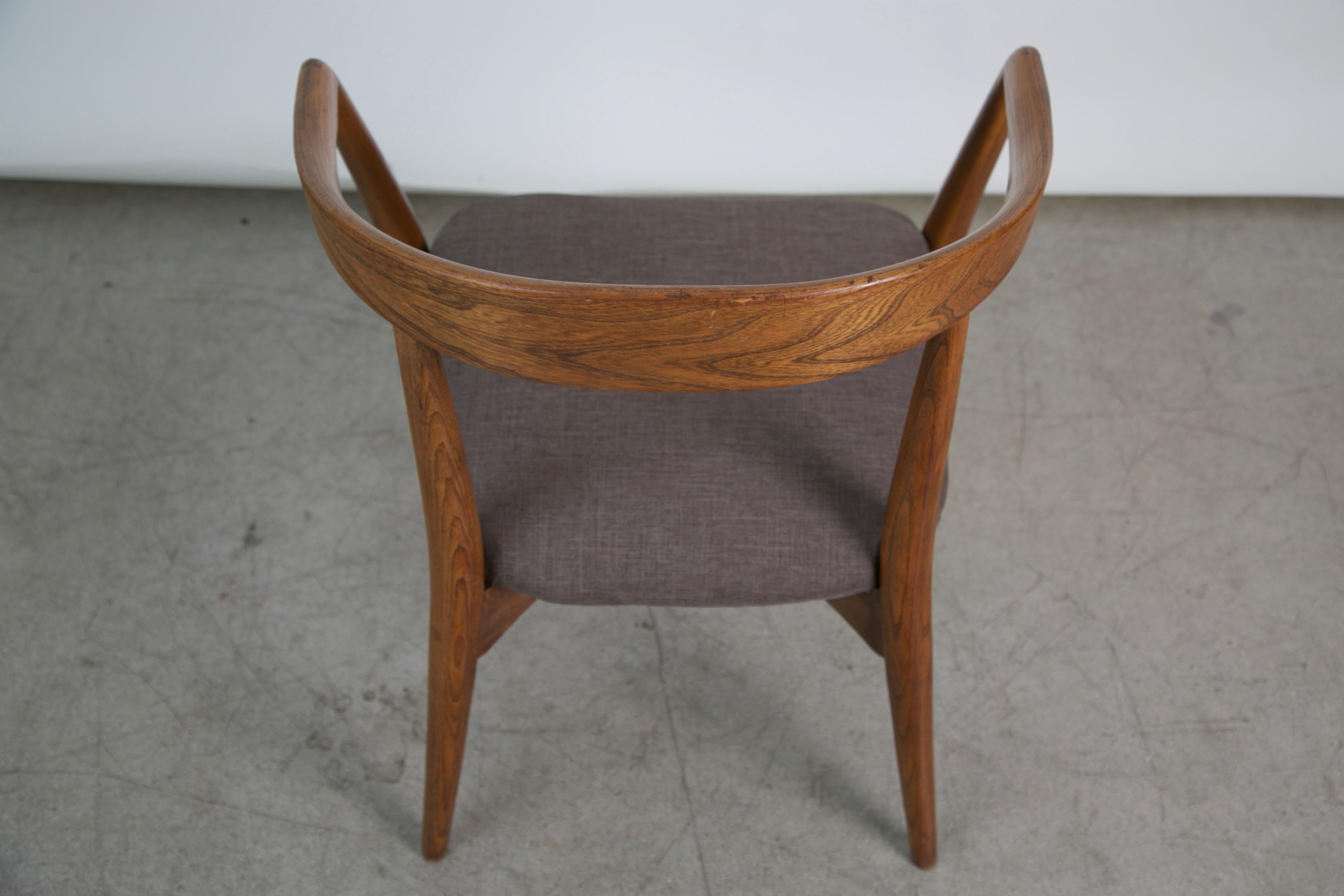 Lawrence Peabody for Richardson Nemschoff Solid Oak Armchairs, circa 1960s 1