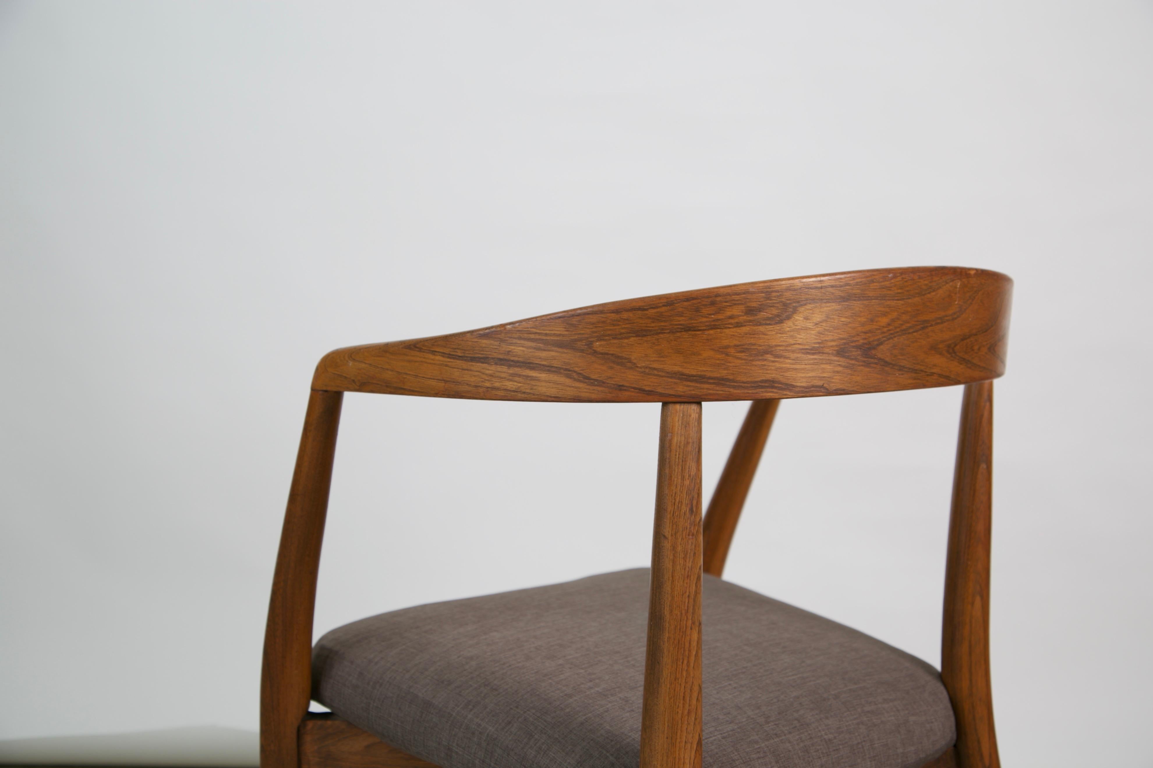 Lawrence Peabody for Richardson Nemschoff Solid Oak Armchairs, circa 1960s 7