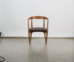 Lawrence Peabody for Richardson Nemschoff Solid Oak Armchairs, circa 1960s