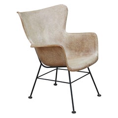 Lawrence Peabody for Selig Fiber Glass Wingback Chair
