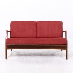 Lawrence Peabody para Selig Sofá Settee de mediados de siglo