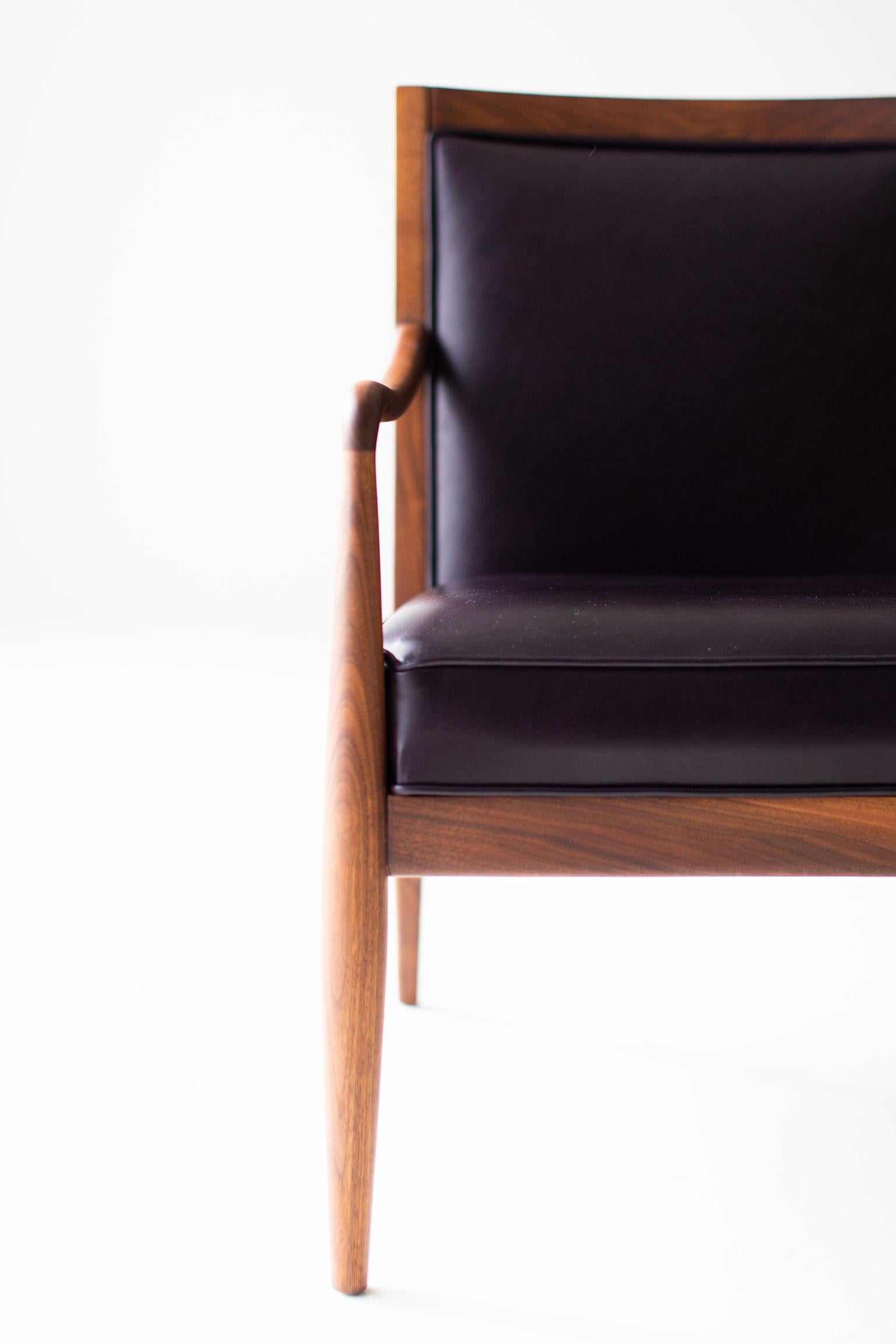 Lawrence Peabody Leather Lounge Chairs for Richardson Nemschoff 3