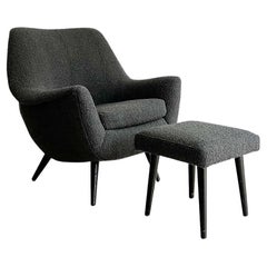 Lawrence Peabody Lounge Chair w/ Complimentary Ottoman