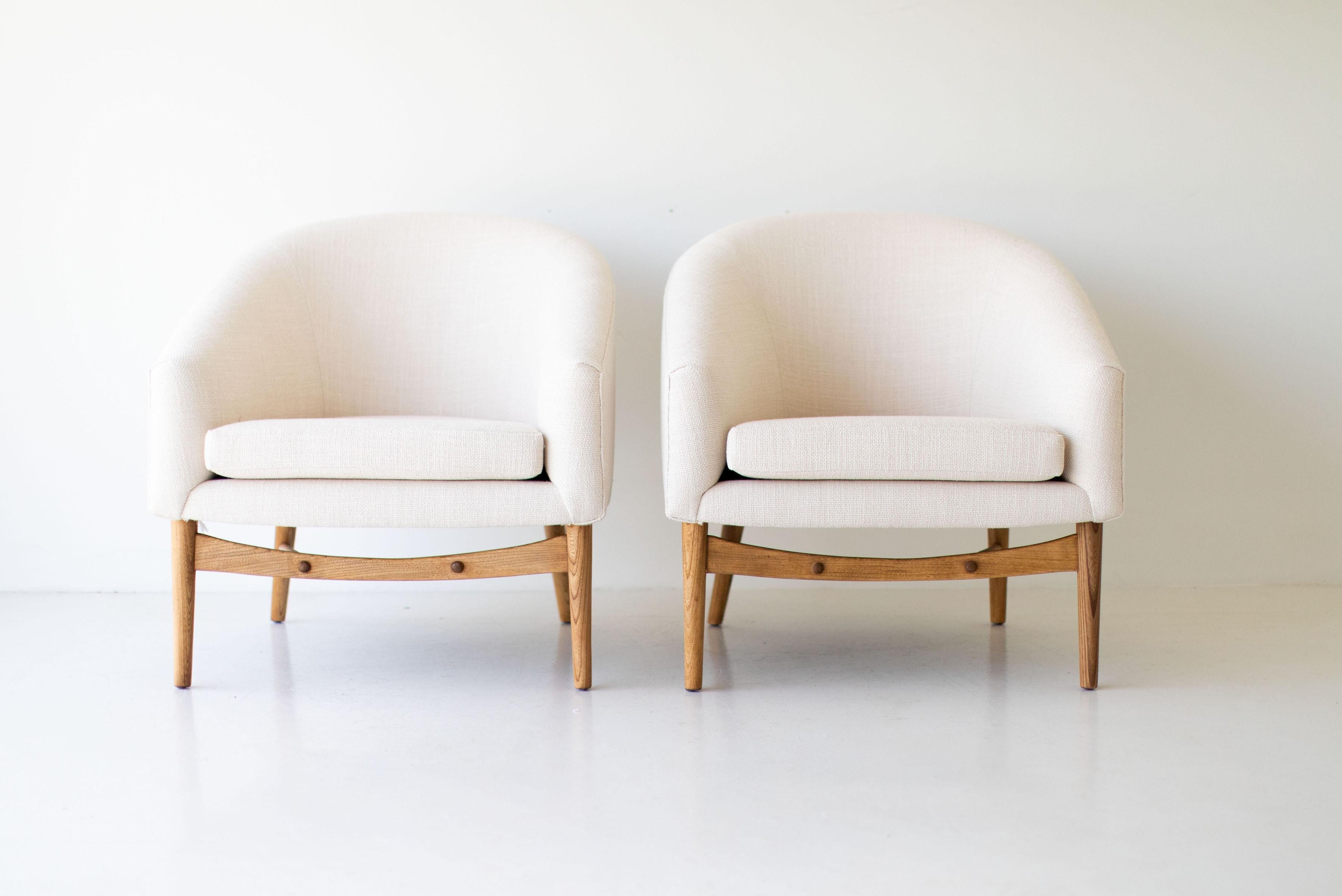 Mid-Century Modern Lawrence Peabody Lounge Chairs for Nemschoff