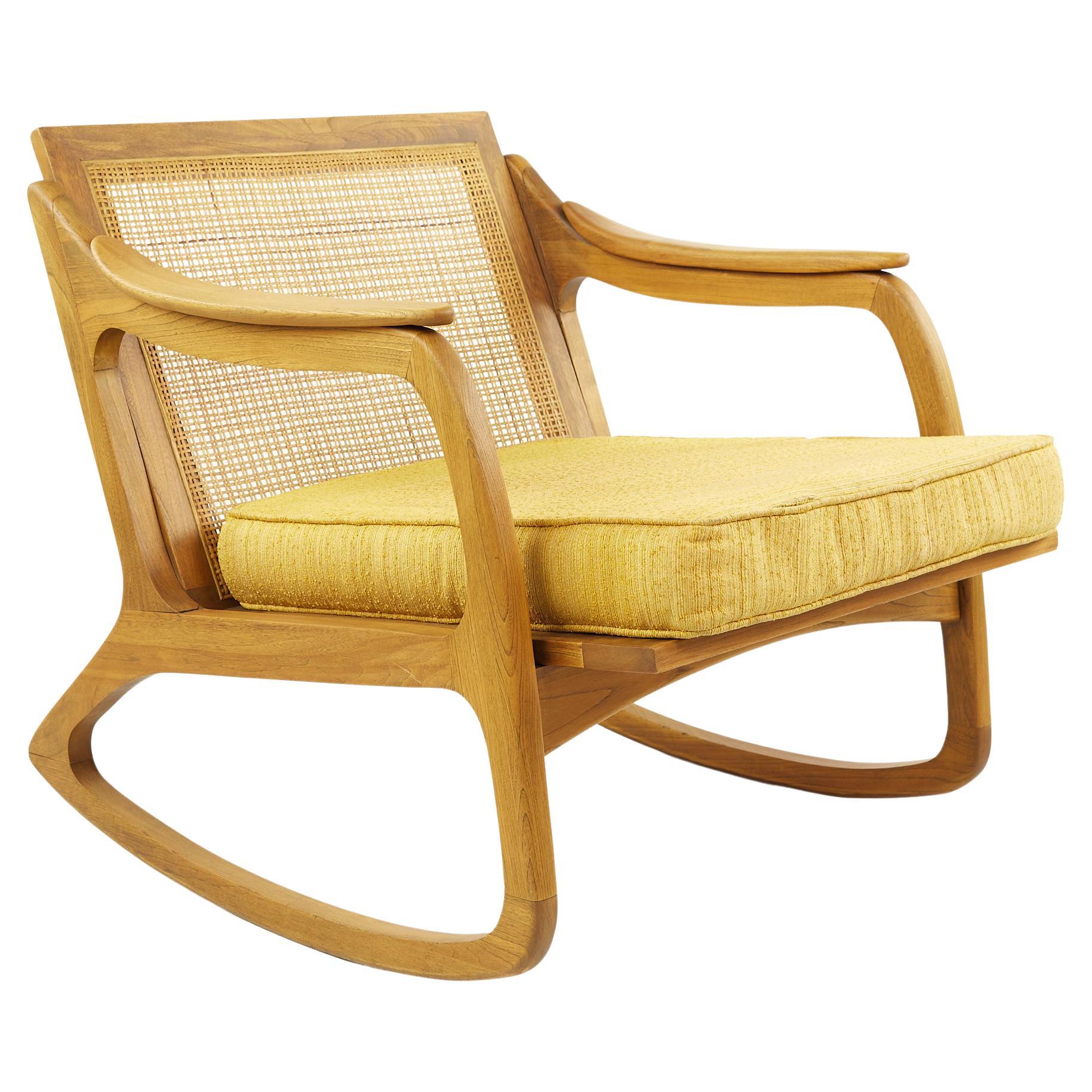 Lawrence Peabody Mid Century Rocking Chair