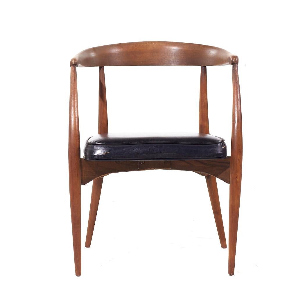 Lawrence Peabody Mid Century Esszimmerstühle aus Nussbaumholz - 8er-Set im Angebot 5