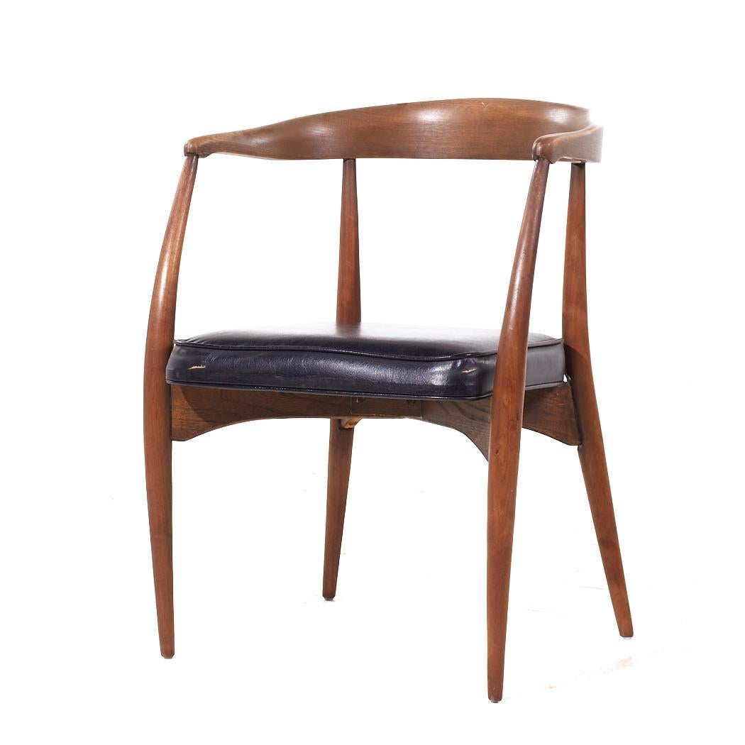 Lawrence Peabody Mid Century Esszimmerstühle aus Nussbaumholz - 8er-Set im Angebot 6