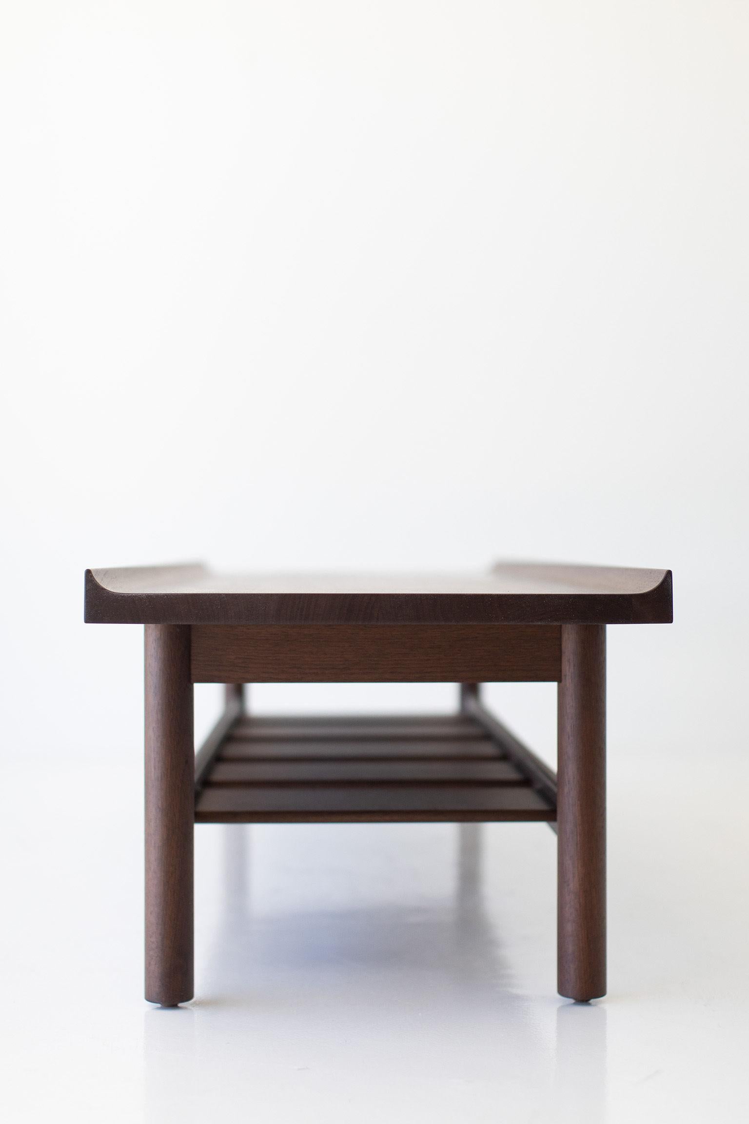 Lawrence Peabody:: moderner Couchtisch für Craft Associates Furniture im Zustand „Neu“ im Angebot in Oak Harbor, OH