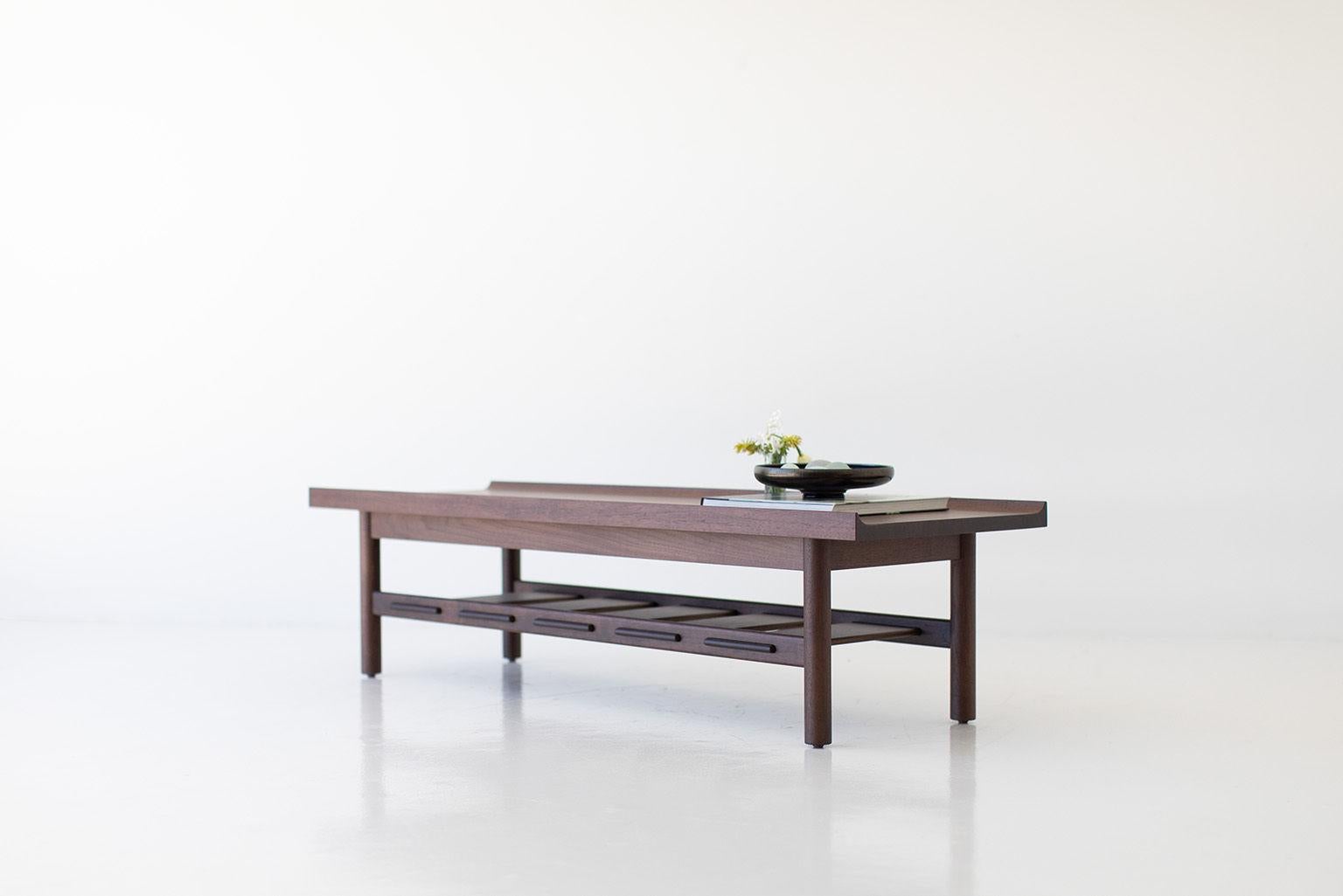 Lawrence Peabody:: moderner Couchtisch für Craft Associates Furniture im Angebot 2