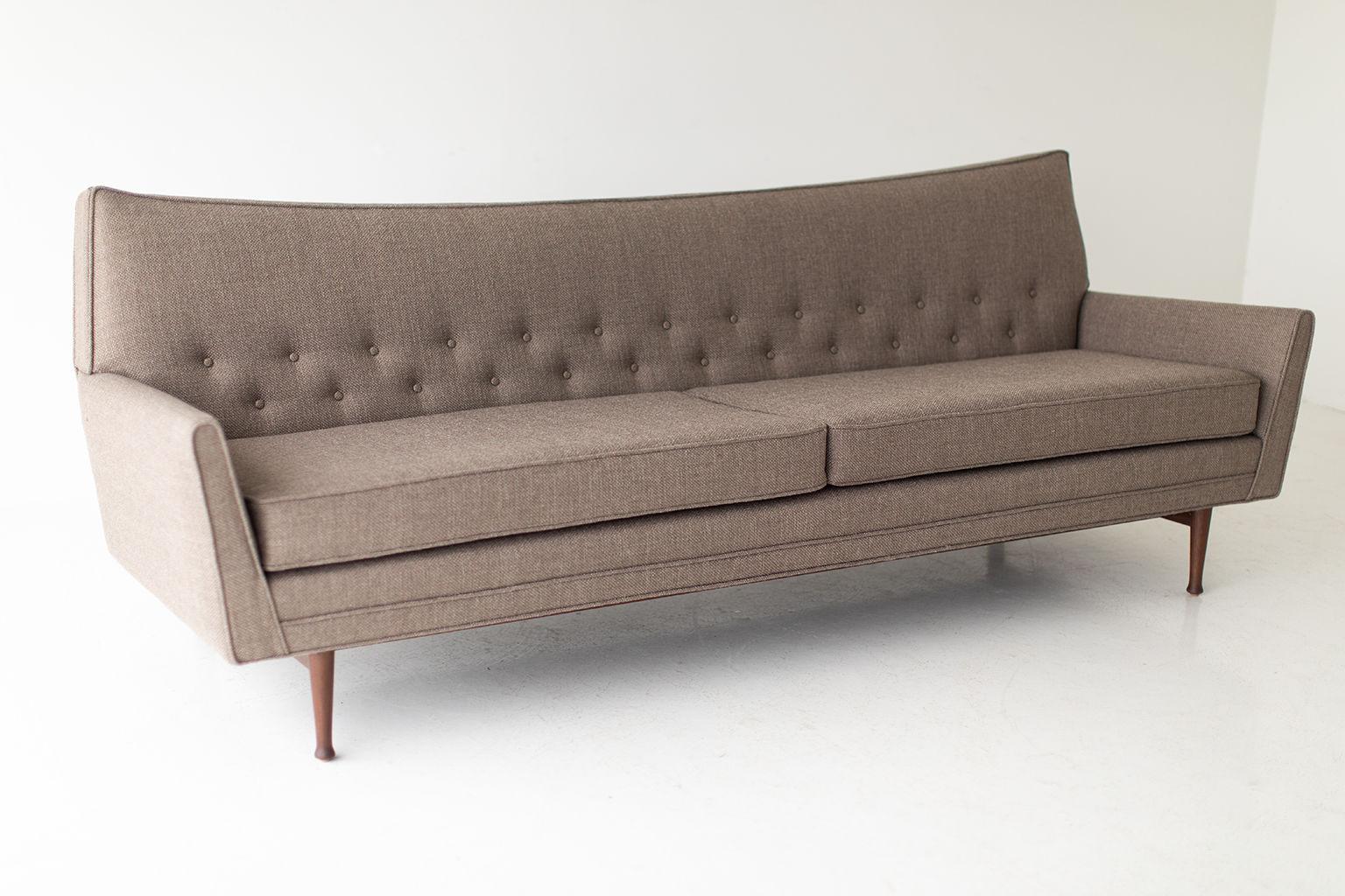 Contemporary Lawrence Peabody Modern Sofa for Craft Associates Furniture For Sale